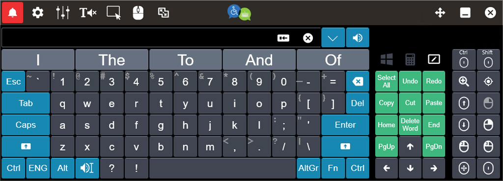 beKEY manual - 3.7 Settings - Click mode (beKEY on screen keyboard - beKEY  virtual keyboard)